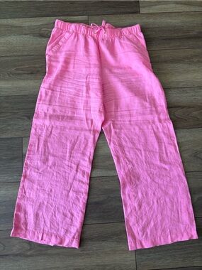 Lilly Pulitzer Pink Linen Pants